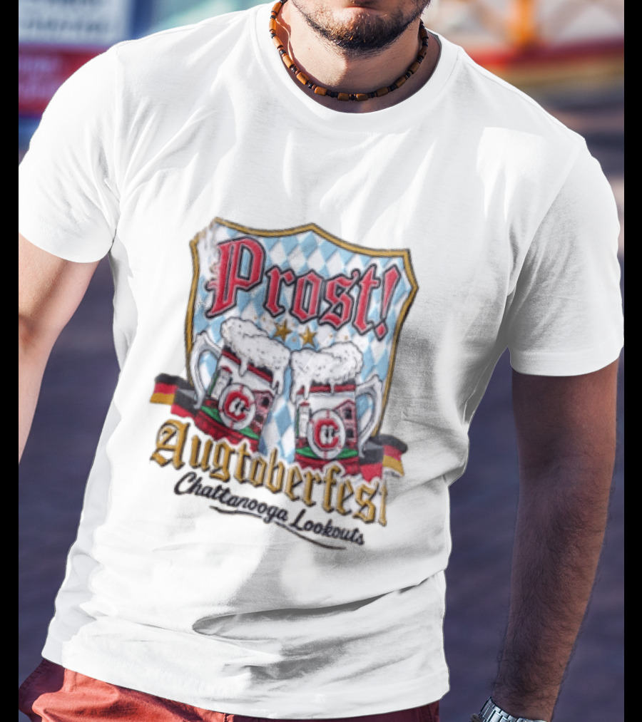 Prost Augtoberfest Chattanooga Lookouts Cheers Baseball Celebration T-Shirt