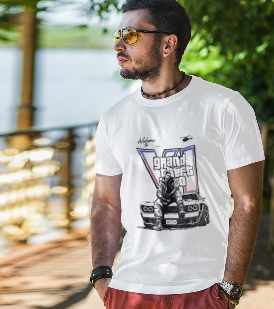 Grand Theft Auto VI Welcome To A World Of Sinners T-Shirt