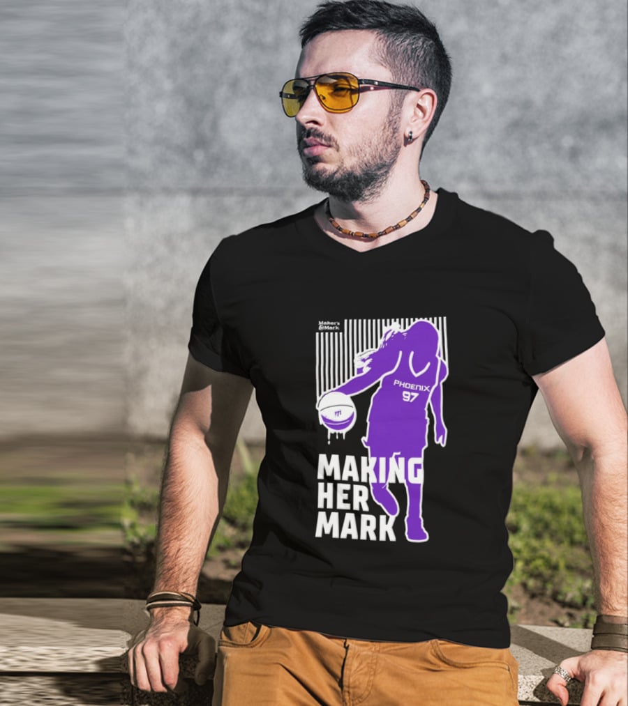 Phoenix Mercury WNBA Making Her Mark 97 T-Shirt