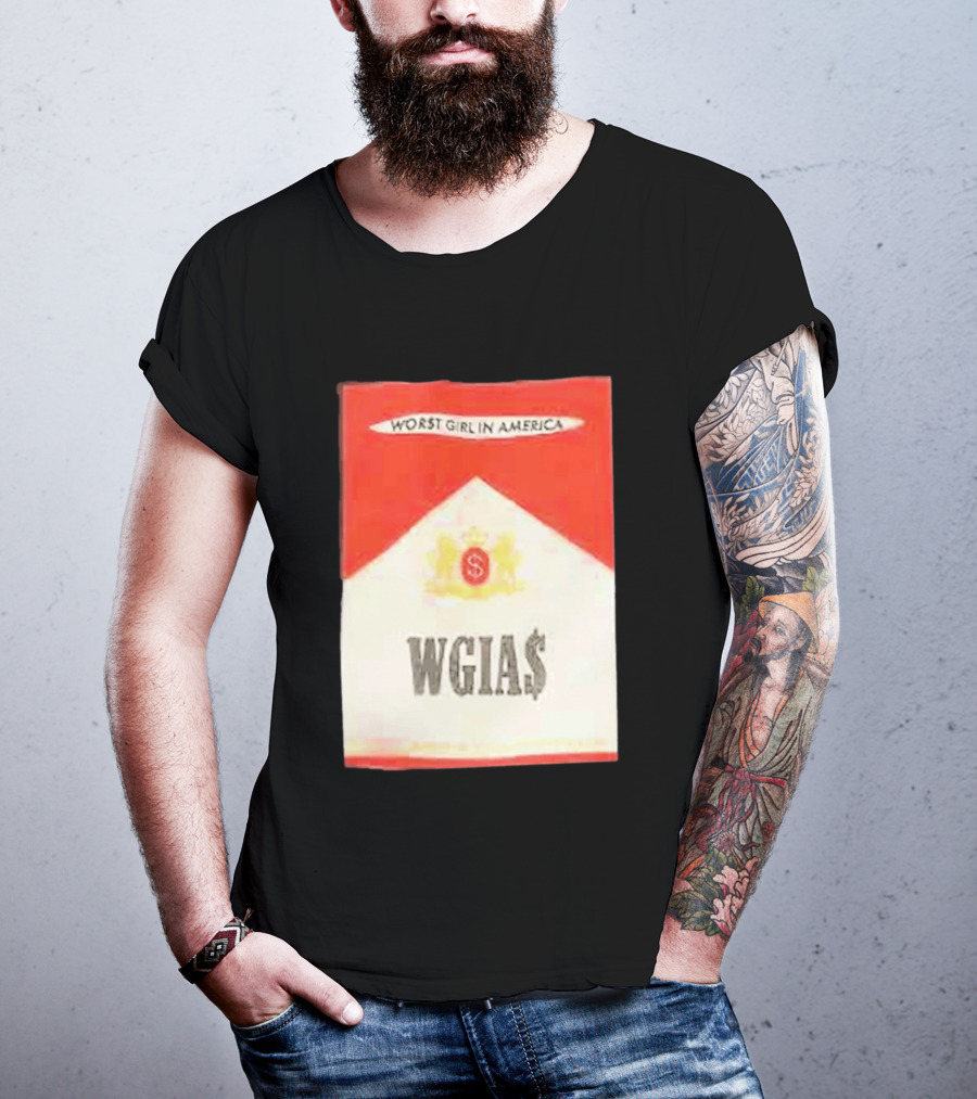 Slayyyter 2026 WGIA Tour Marlboro Parody Worst Girl In America T-Shirt