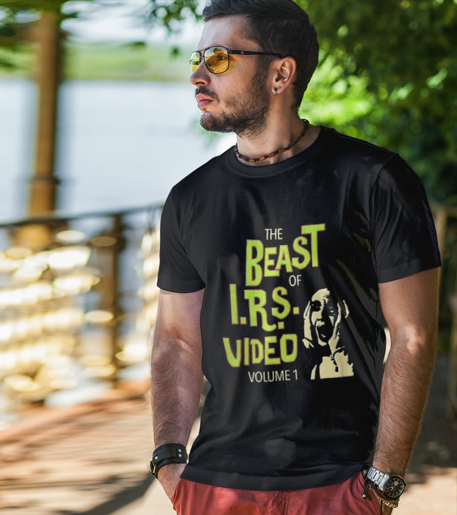 The Beast Of IRS Video Volume 1 Screaming Horror Face T-Shirt