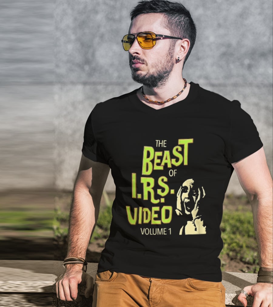 The Beast Of IRS Video Volume 1 Screaming Horror Face T-Shirt