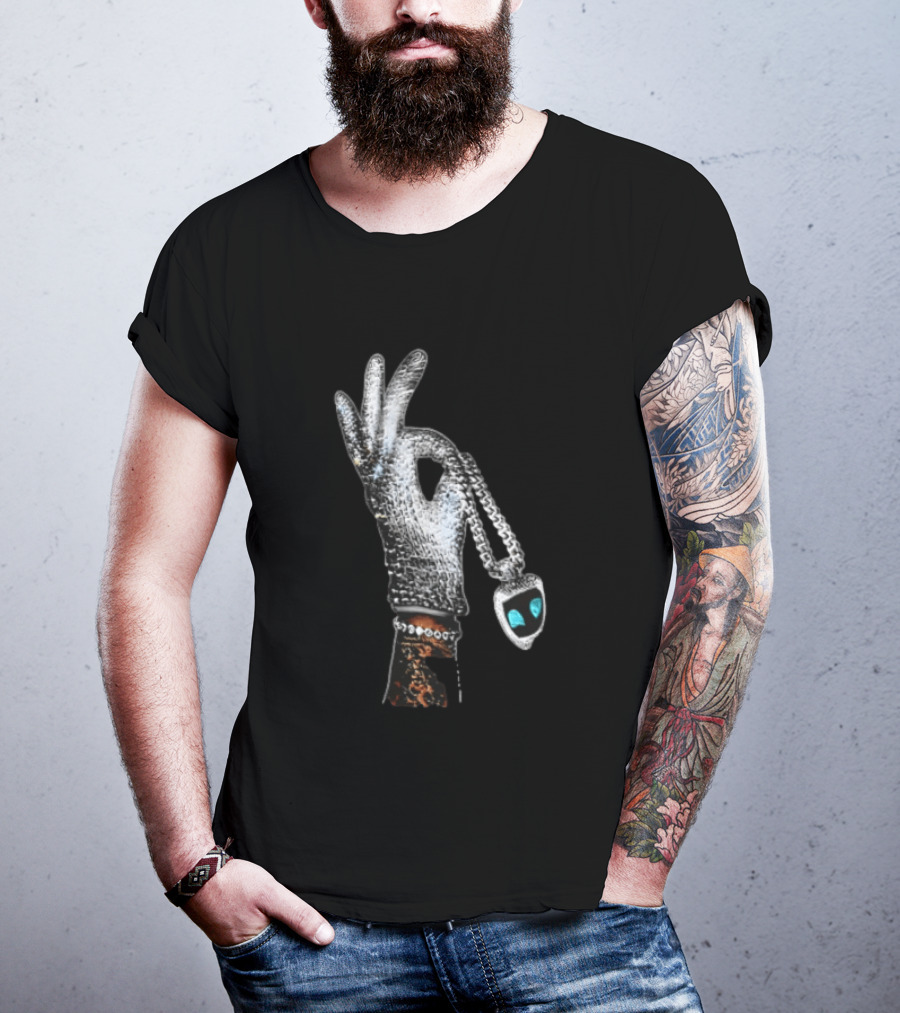 Drake Iceman Astro Bot Glove Necklace T-Shirt