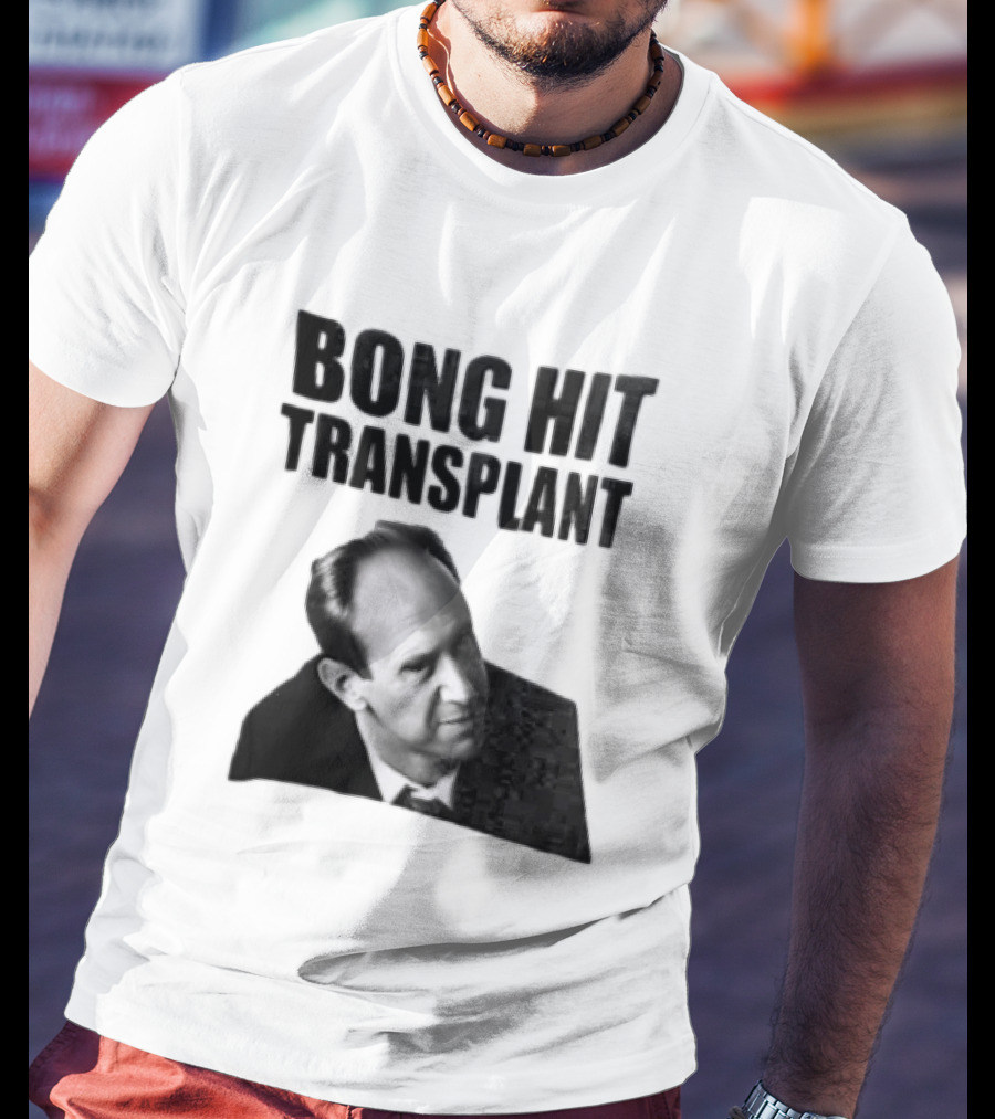 Bong Hit Transplant Joseph Morse Black And White Image T-Shirt