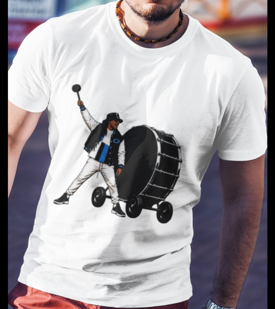 Carolina Panthers For The Culture Drummer Marching Band Fan Gear T-Shirt
