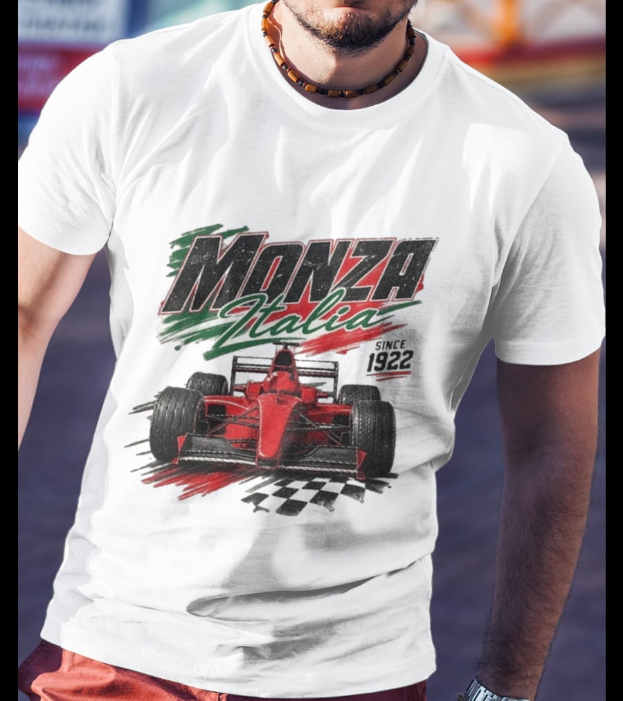 Monza Italia Racing Since 1922 Formula Car T-Shirt