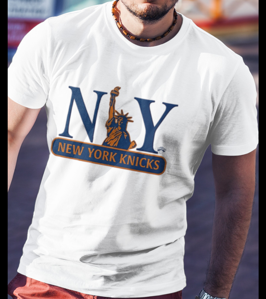 New York Knicks NY Statue Of Liberty T-Shirt