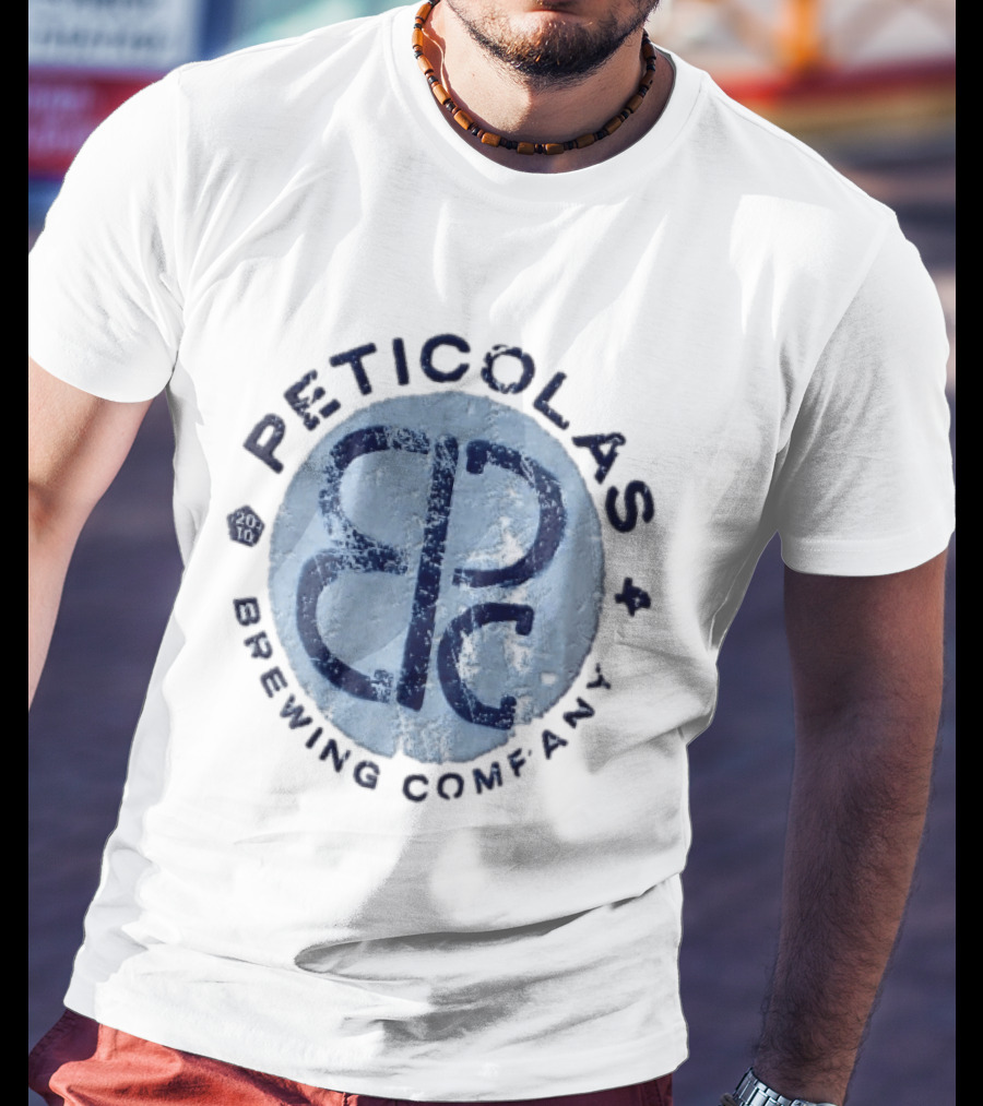 Peticolas Brewing Company PBC Distressed Monogram 2010 T-Shirt