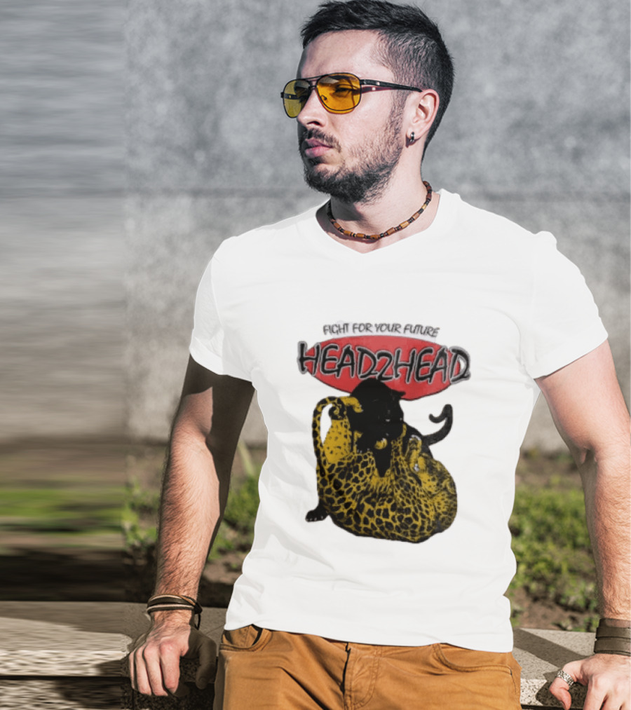 Fight For Your Future Head2Head Panther And Leopard T-Shirt
