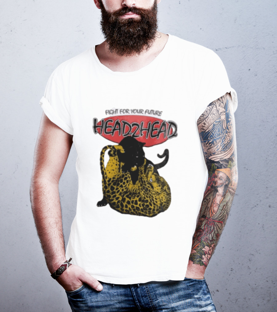 Fight For Your Future Head2Head Panther And Leopard T-Shirt