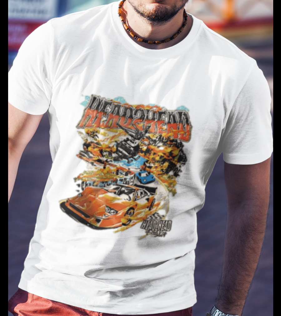 Head2Head Final Lap Racing Supercar Explosion Scene T-Shirt