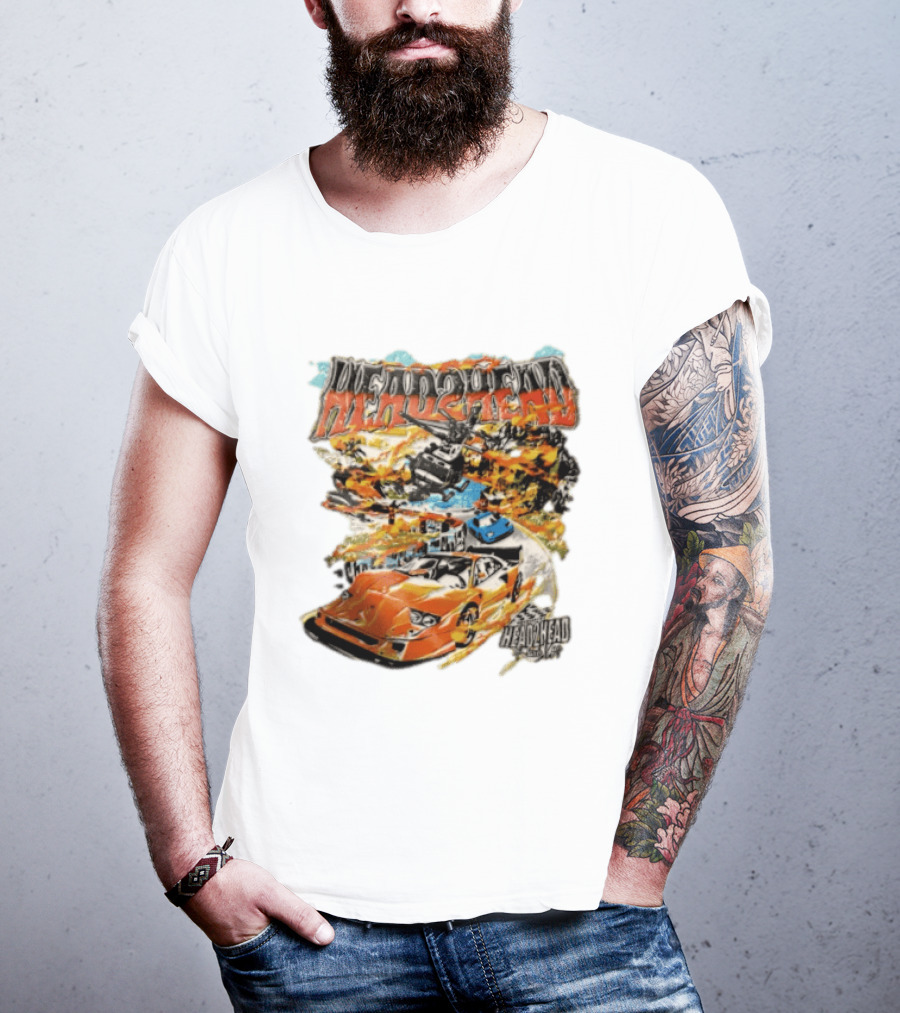 Head2Head Final Lap Racing Supercar Explosion Scene T-Shirt