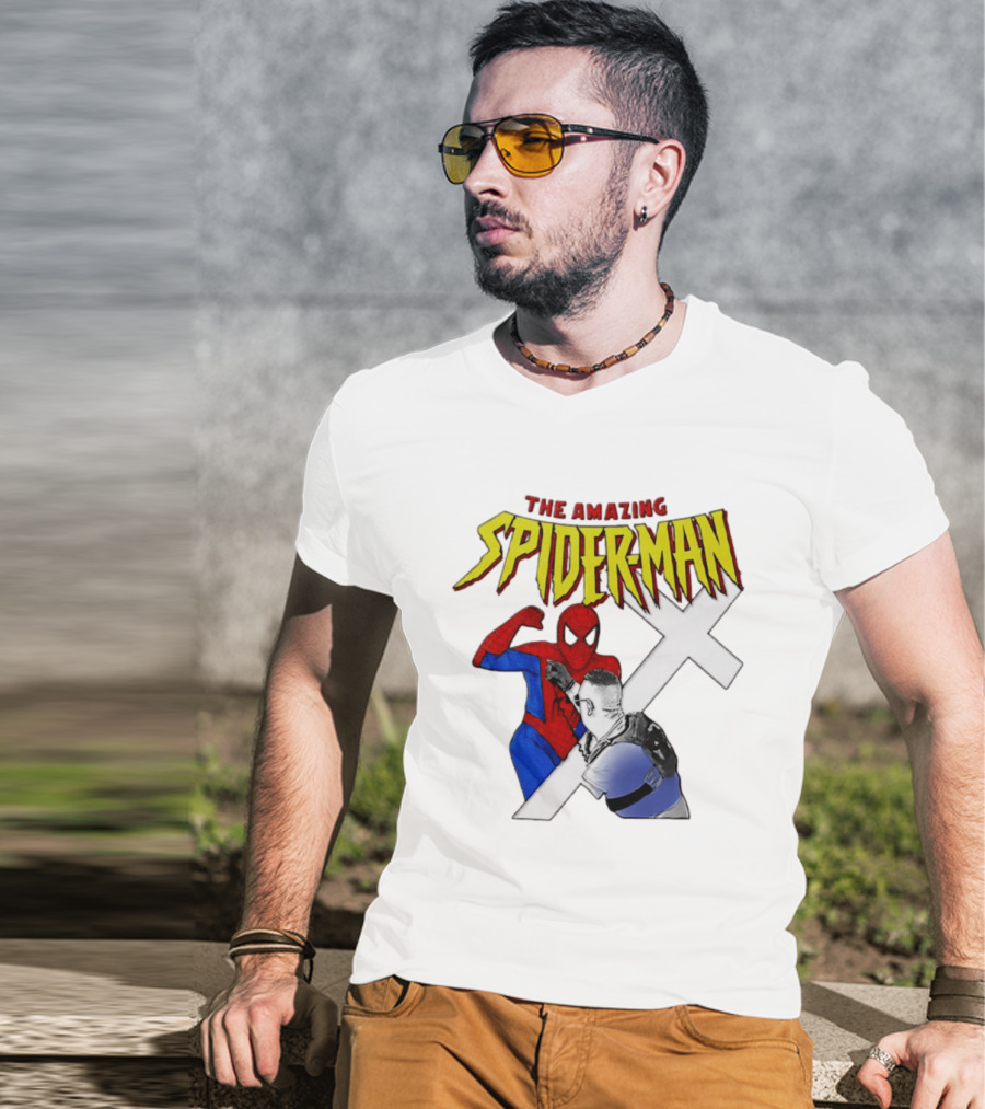 The Amazing Spider Man Vs Jake Lang Comic Style Showdown T-Shirt