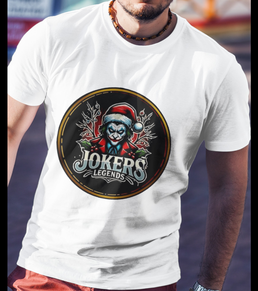 Jokers Legends Santa Hat Christmas T-Shirt