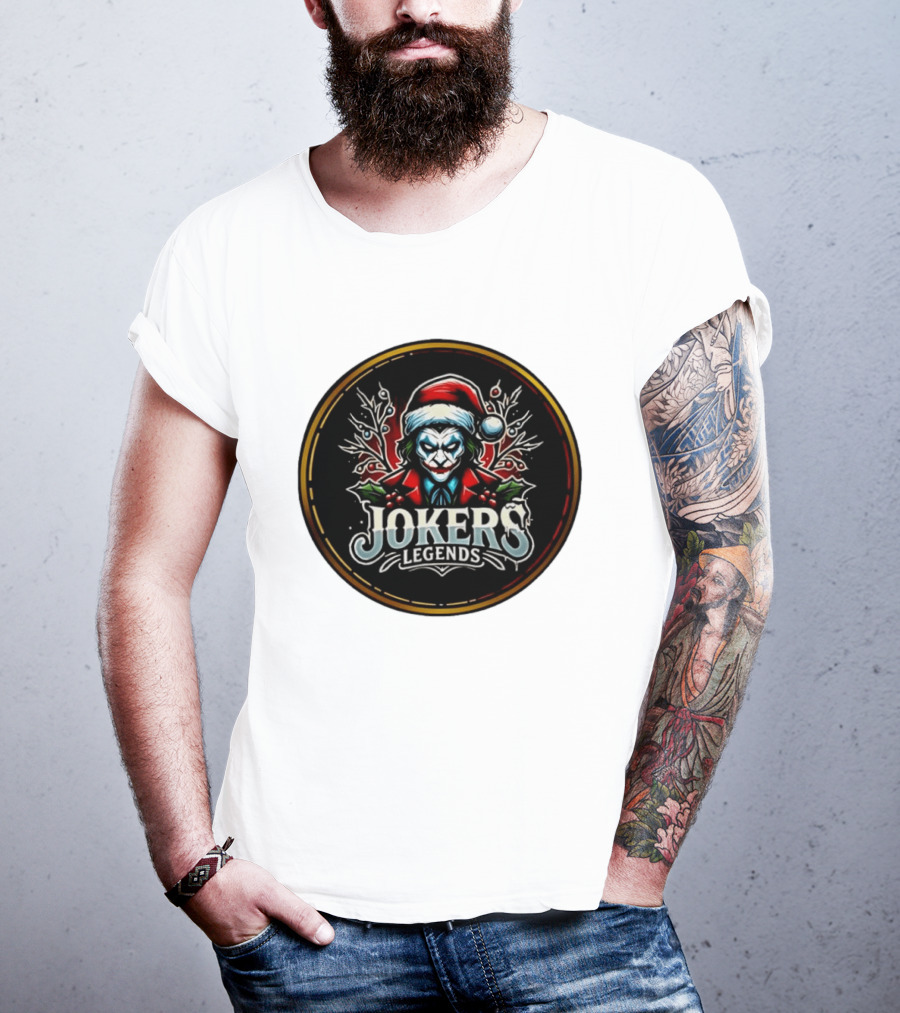 Jokers Legends Santa Hat Christmas T-Shirt