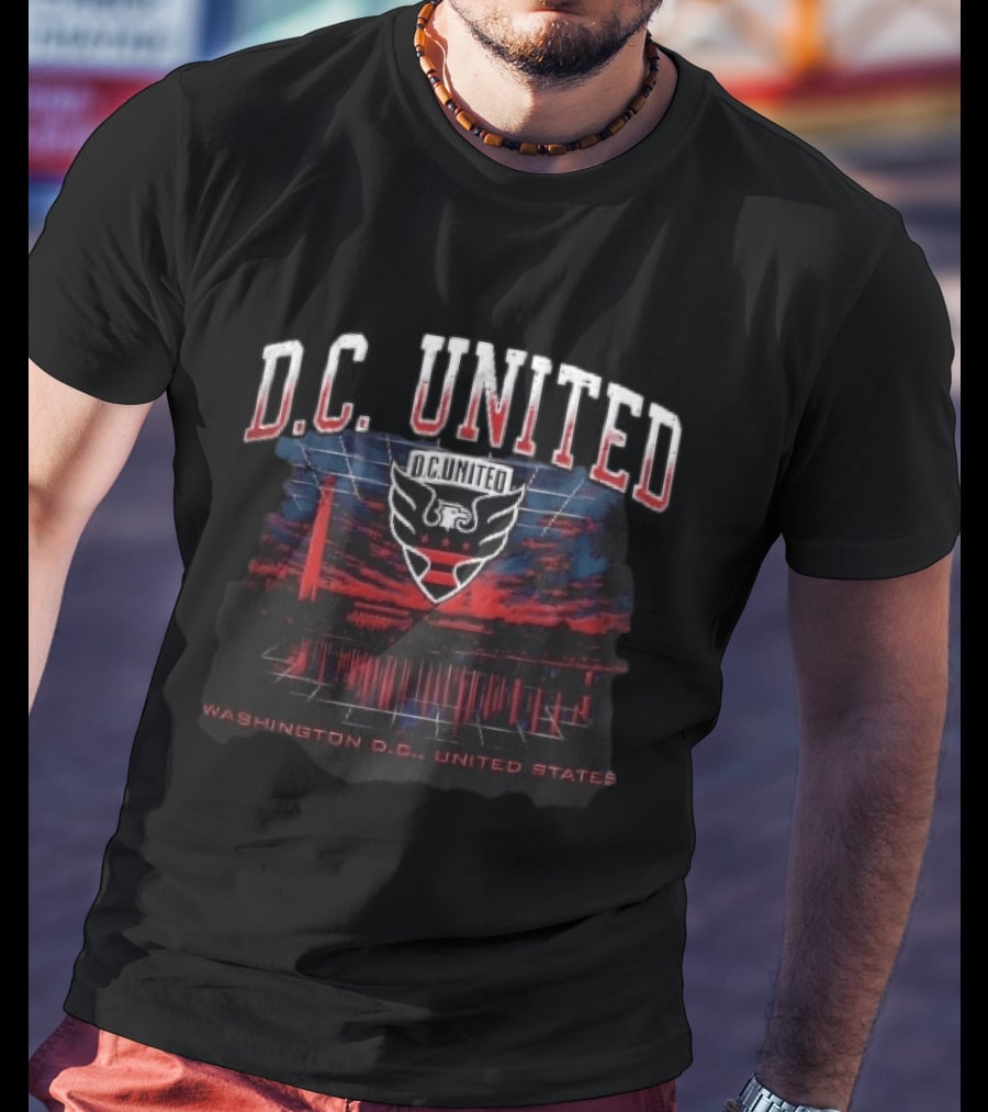 D.C. United Eagle Crest Washington Monument Reflecting Pool Washington D.C. United States T-Shirt