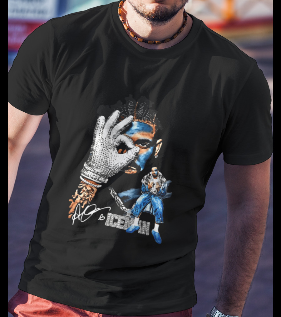 Drake Ice Man Brodie Signature Bling T-Shirt