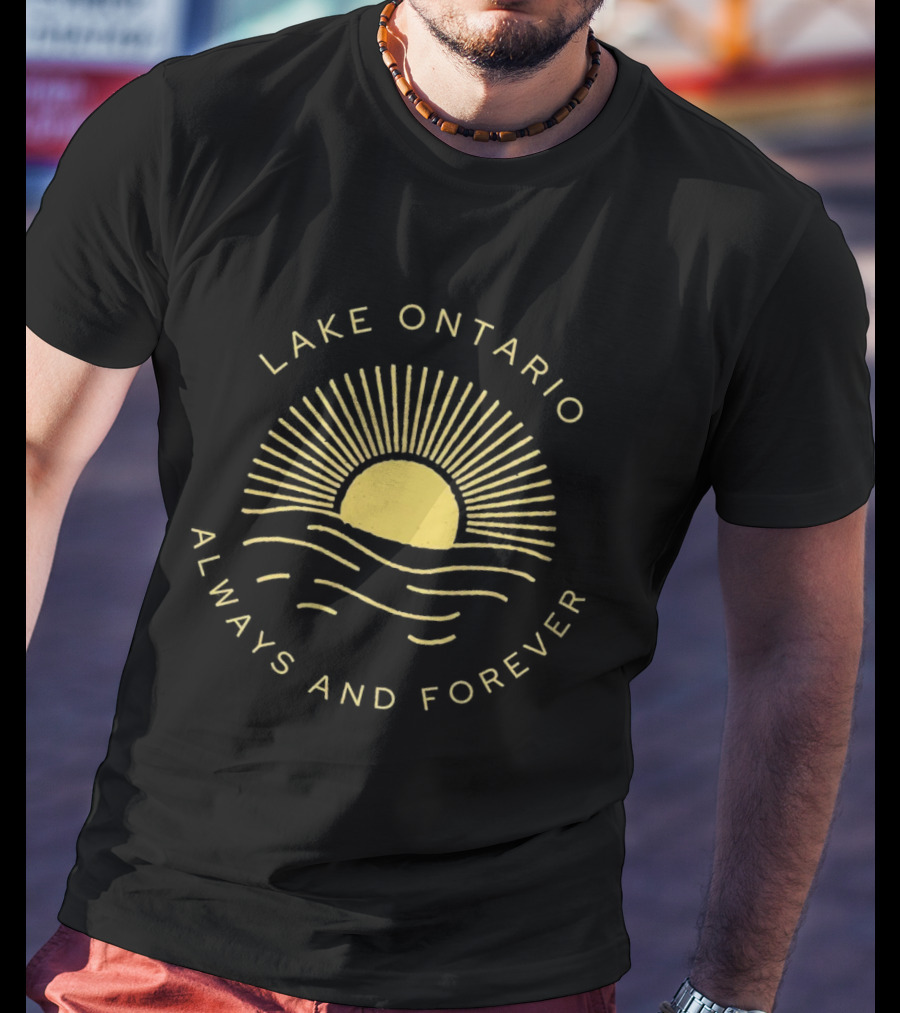 Lake Ontario Sunset Waves Always And Forever T-Shirt