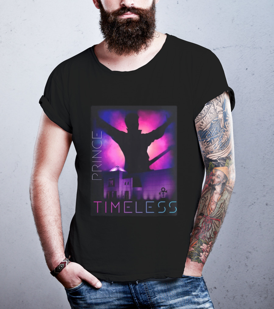 Prince Timeless Paisley Park Iconic Silhouette Purple Celebration August 28 2026 T-Shirt