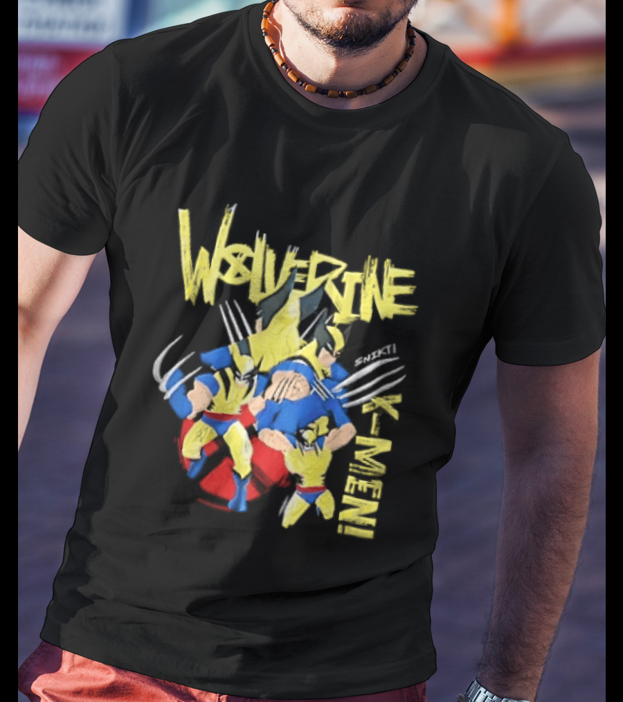 Wolverine Snikt X Men Comic Claws Action T-Shirt