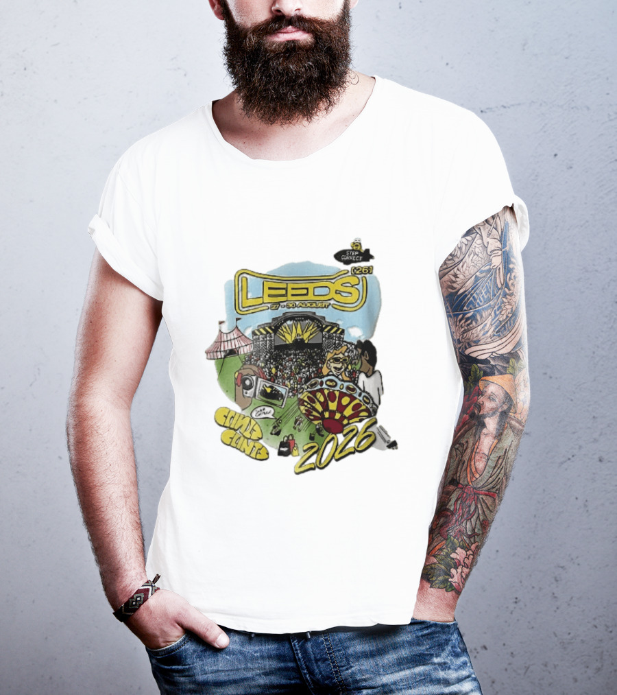 Leeds Step Correct 27 30 August 2026 Music Festival Fairground Clints Cantz T-Shirt