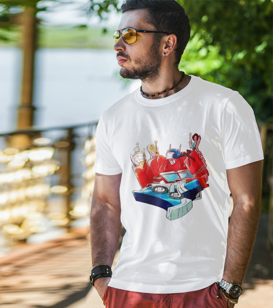 Dolly Parton Tim Curry Peter Cullen Optimus Prime T-Shirt