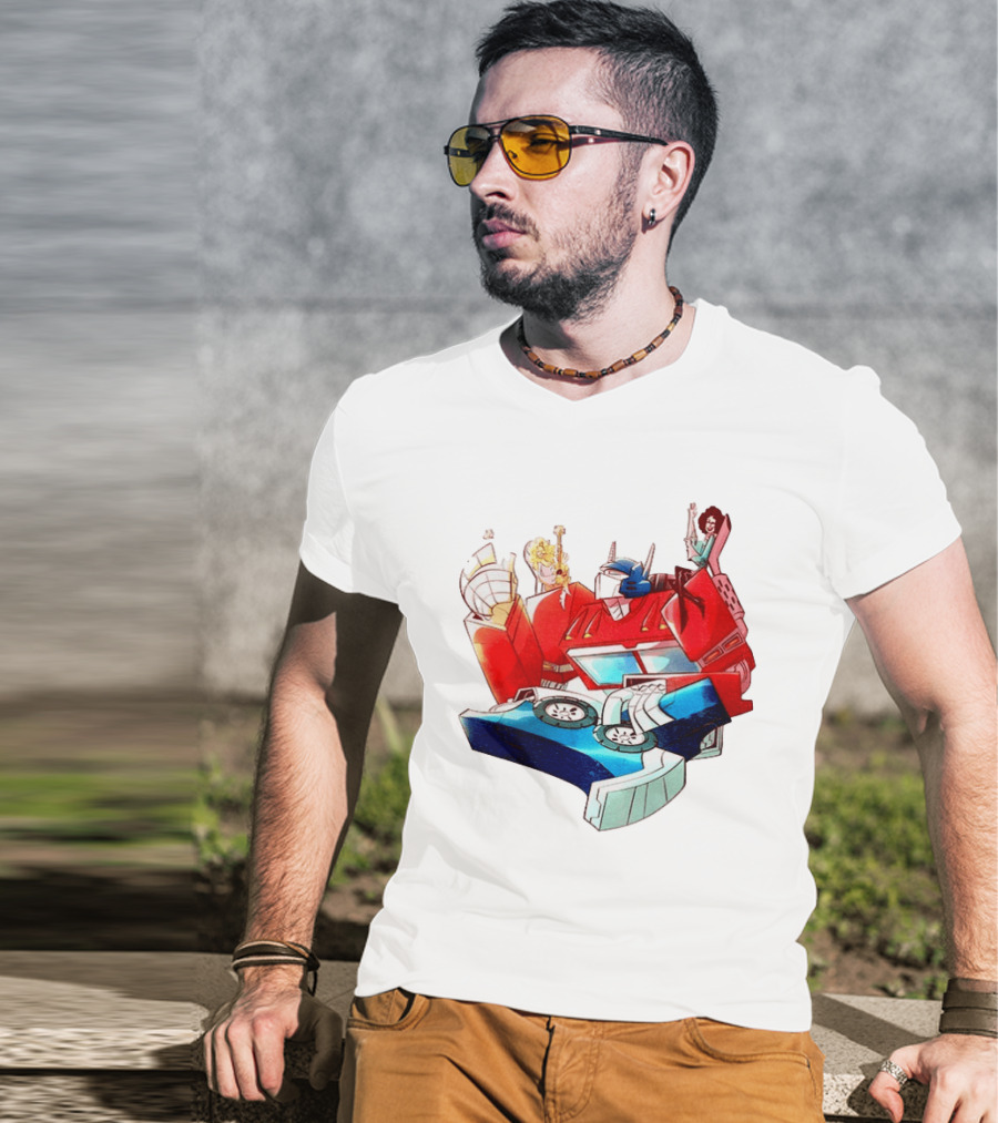 Dolly Parton Tim Curry Peter Cullen Optimus Prime T-Shirt