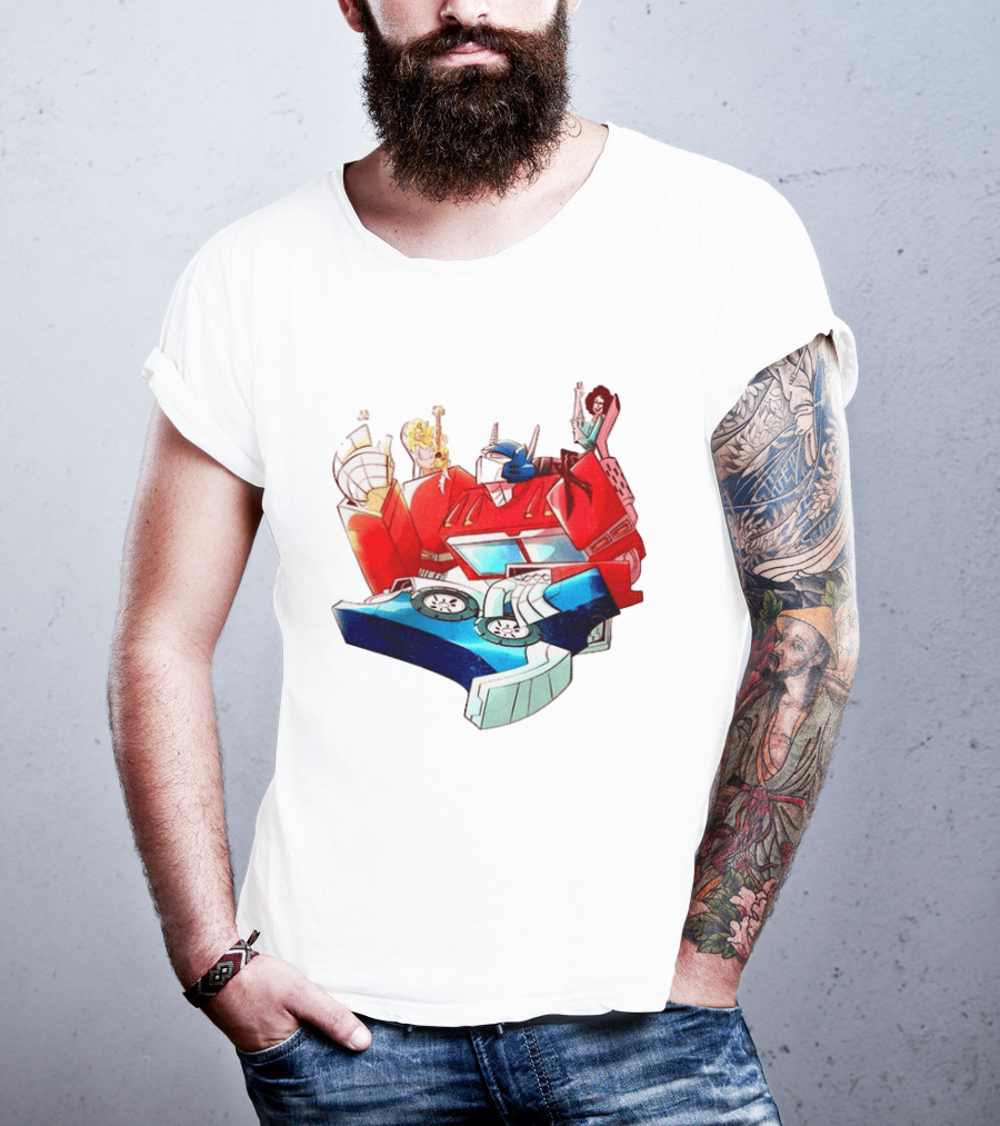 Dolly Parton Tim Curry Peter Cullen Optimus Prime T-Shirt