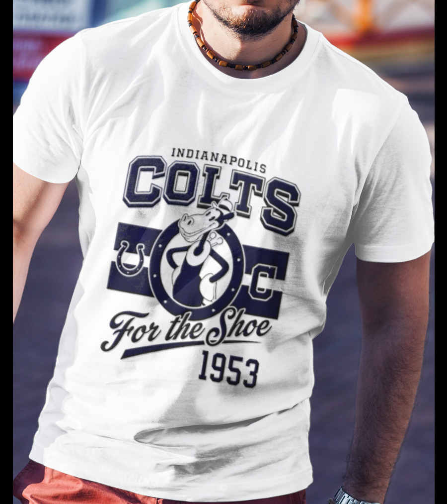 Indianapolis Colts Goofy 1953 For The Shoe T-Shirt