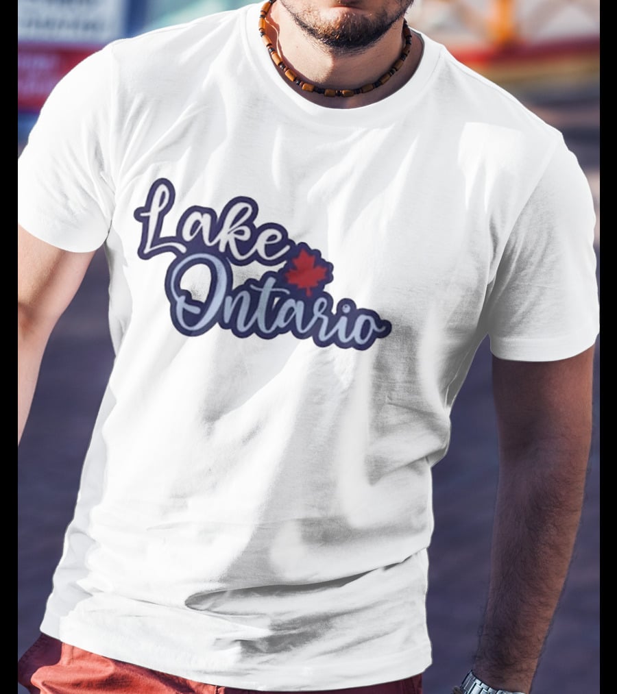 Lake Ontario Canada Maple Leaf T-Shirt