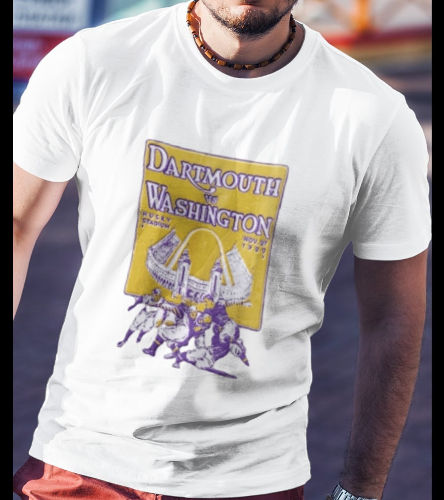 Dartmouth Vs Washington Husky Stadium Nov 27 1920 Football Players T-Shirt