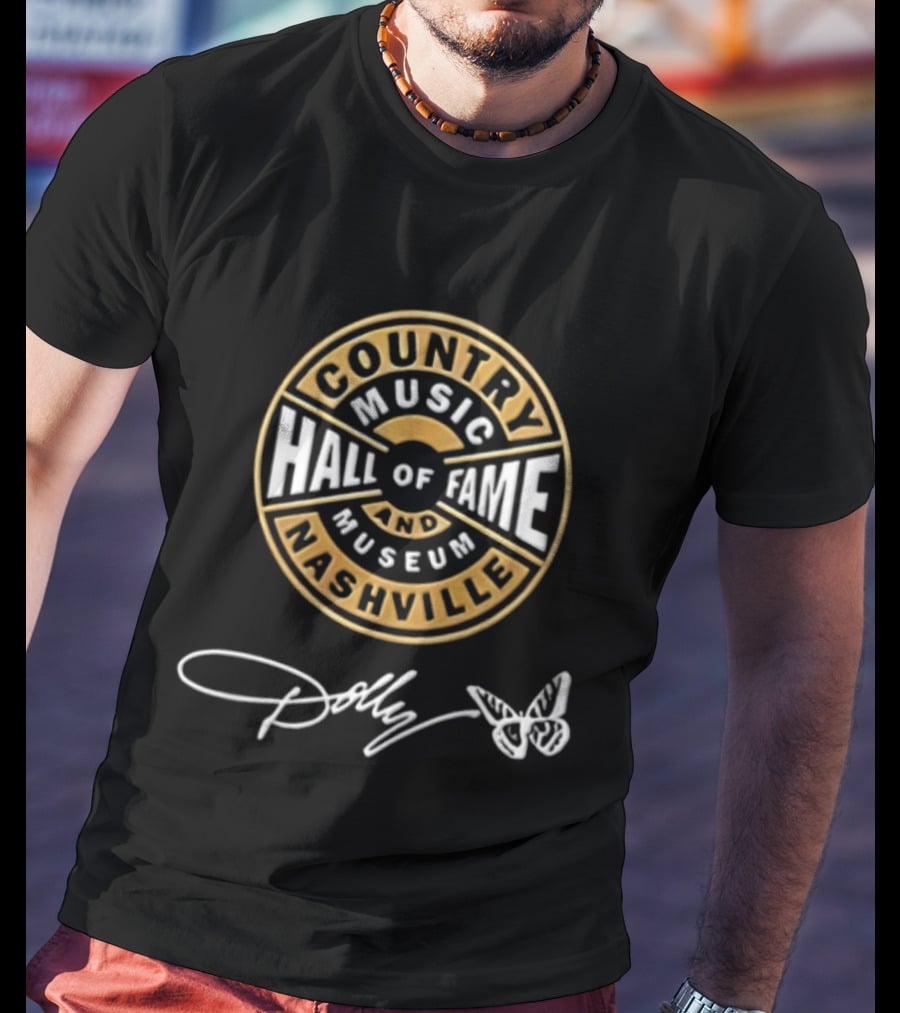 Dolly Parton Country Music Hall Of Fame And Museum Nashville Butterfly T-Shirt