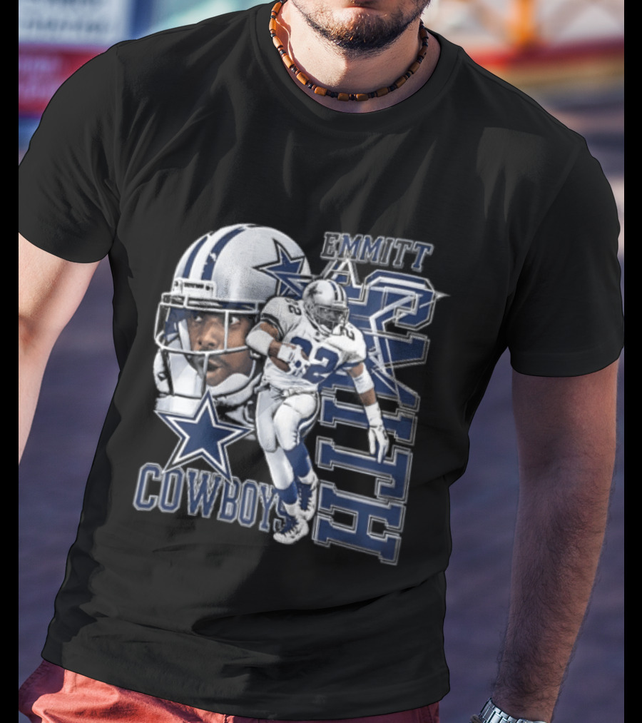 Cowboys Emmitt Smith 22 Iconic Football Legend T-Shirt