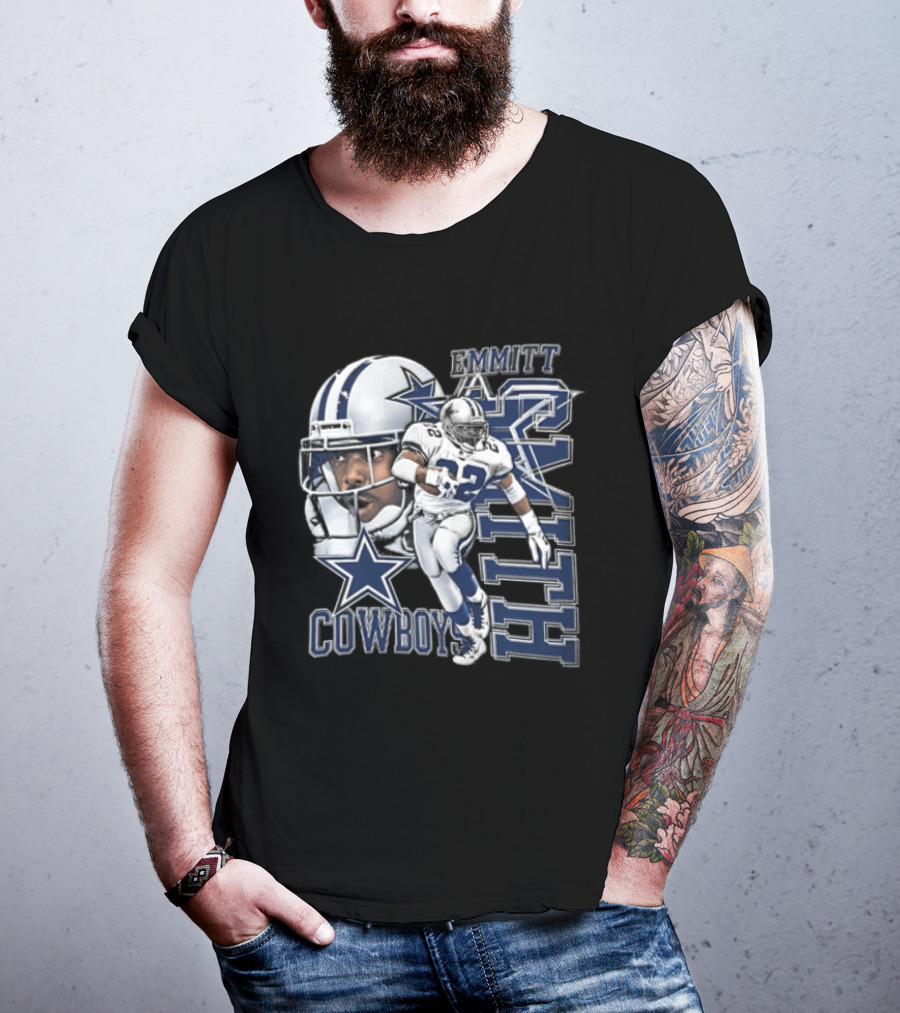 Cowboys Emmitt Smith 22 Iconic Football Legend T-Shirt