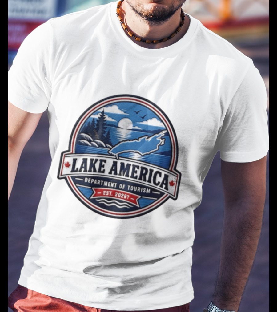 Lake America Department Of Tourism Est 20287 Nature Scenic T-Shirt