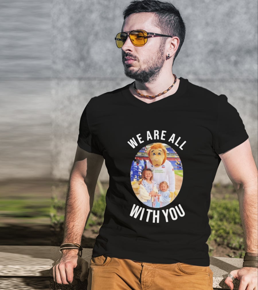 Victorian Plumbing Bolton Wanderers FC Mascot We Are All With You T-Shirt