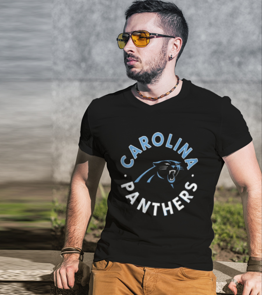 Carolina Panthers Team Spirit Feline T-Shirt