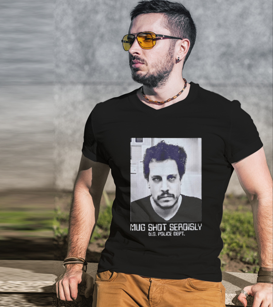 Shot Seriously N.O. Police Dept. Viral Pop Culture T-Shirt