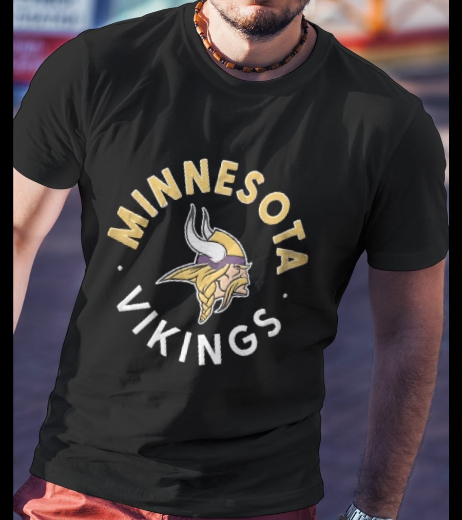 Minnesota Vikings Iconic Viking Head T-Shirt