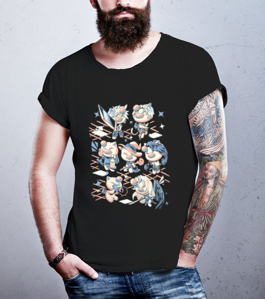 Final Fantasy Cosplay Contest Kupo Mog Moogle Characters T-Shirt