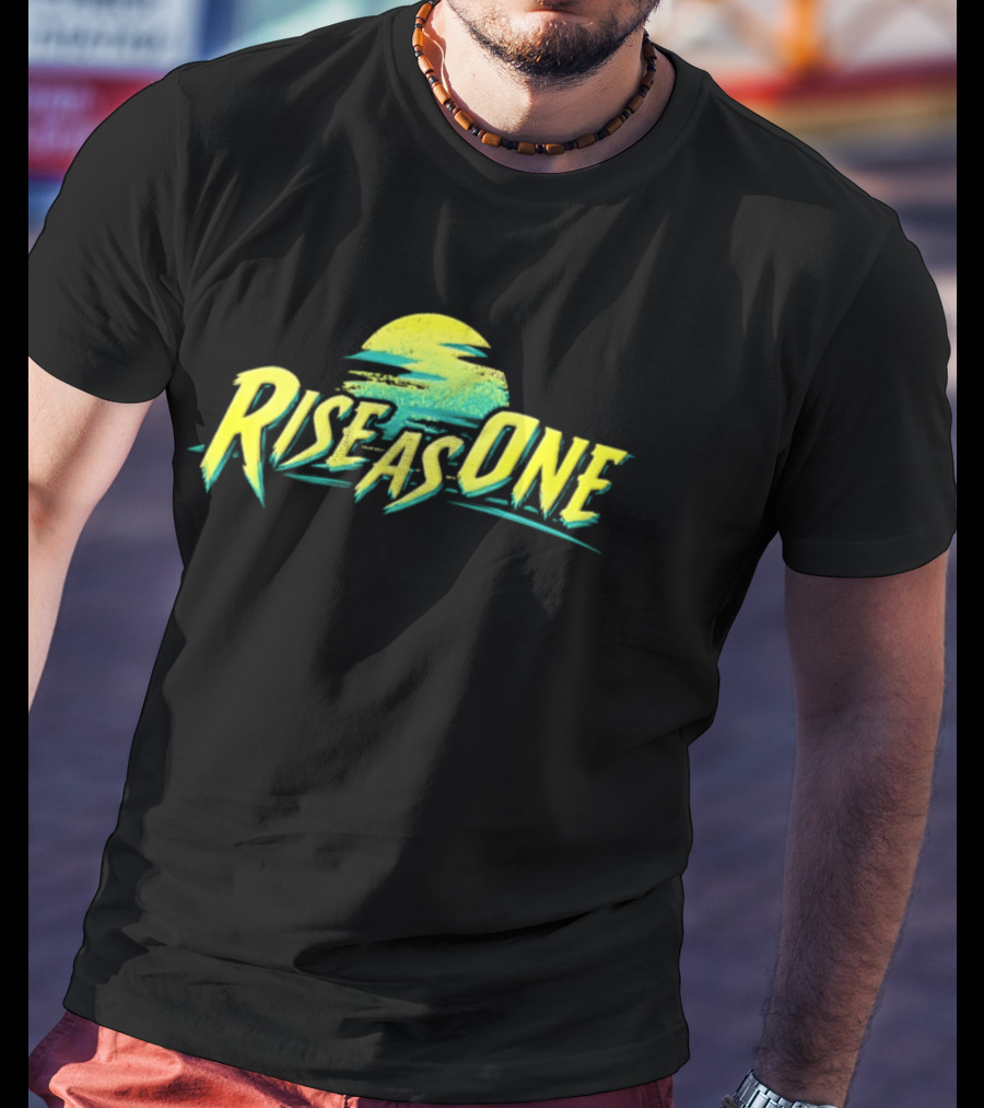 Nicholas Daley Carhartt WIP Rise As One Sun Wave Yellow Neon T-Shirt