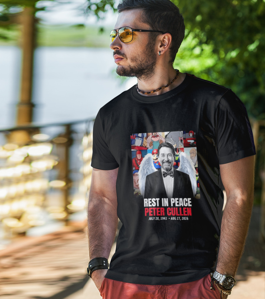 Rest In Peace Peter Cullen 1941 2026 Optimus Prime Mario Eeyore Memorial T-Shirt
