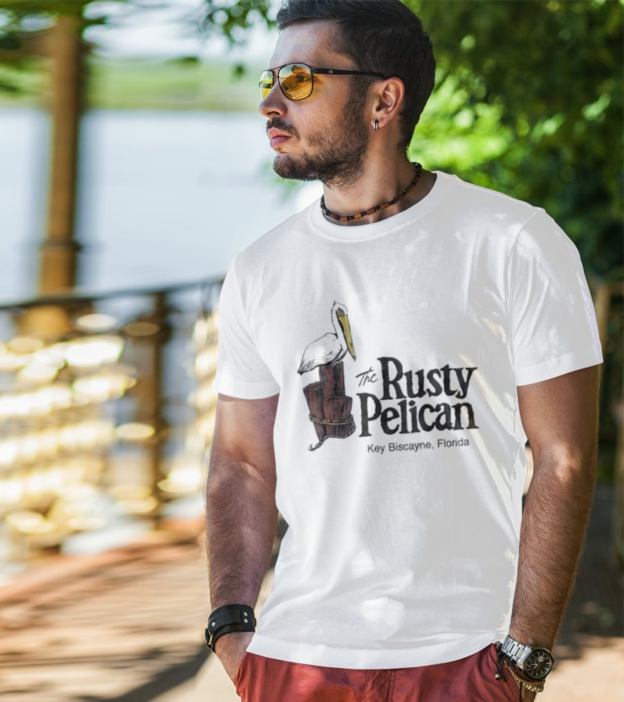 The Rusty Pelican Key Biscayne Florida Cody John T-Shirt