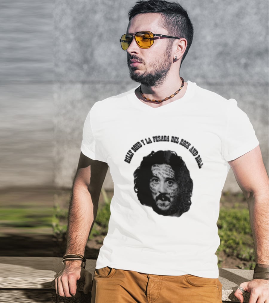 Billy Bond Y La Pesada Del Rock And Roll Monochrome Face Giuliano Canterini T-Shirt