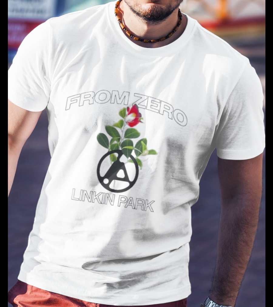 Linkin Park From Zero Floral Makoto Azuma Camellia 2026 Collaboration T-Shirt