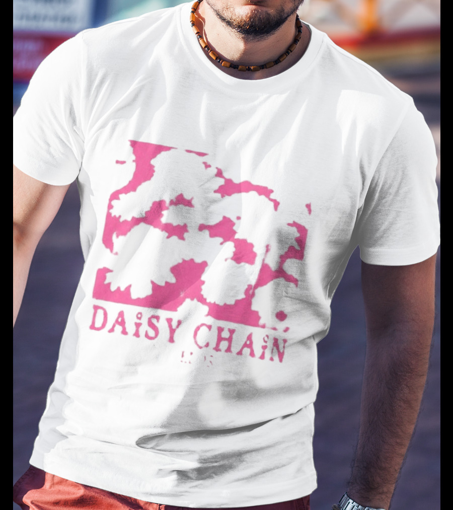 Olivia Rodrigo Daisy Chain Pink Distressed T-Shirt