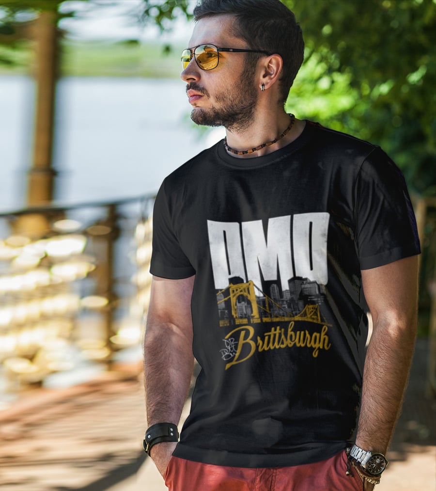 DMO Britt Baker Brittsburgh City Skyline Bridge T-Shirt