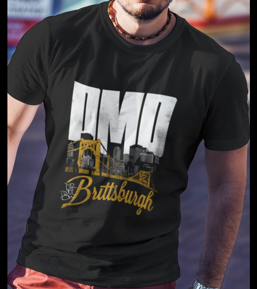 DMO Britt Baker Brittsburgh City Skyline Bridge T-Shirt