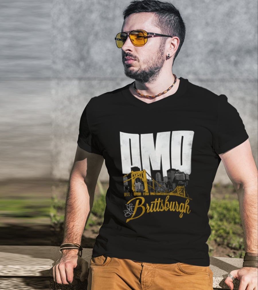 DMO Britt Baker Brittsburgh City Skyline Bridge T-Shirt