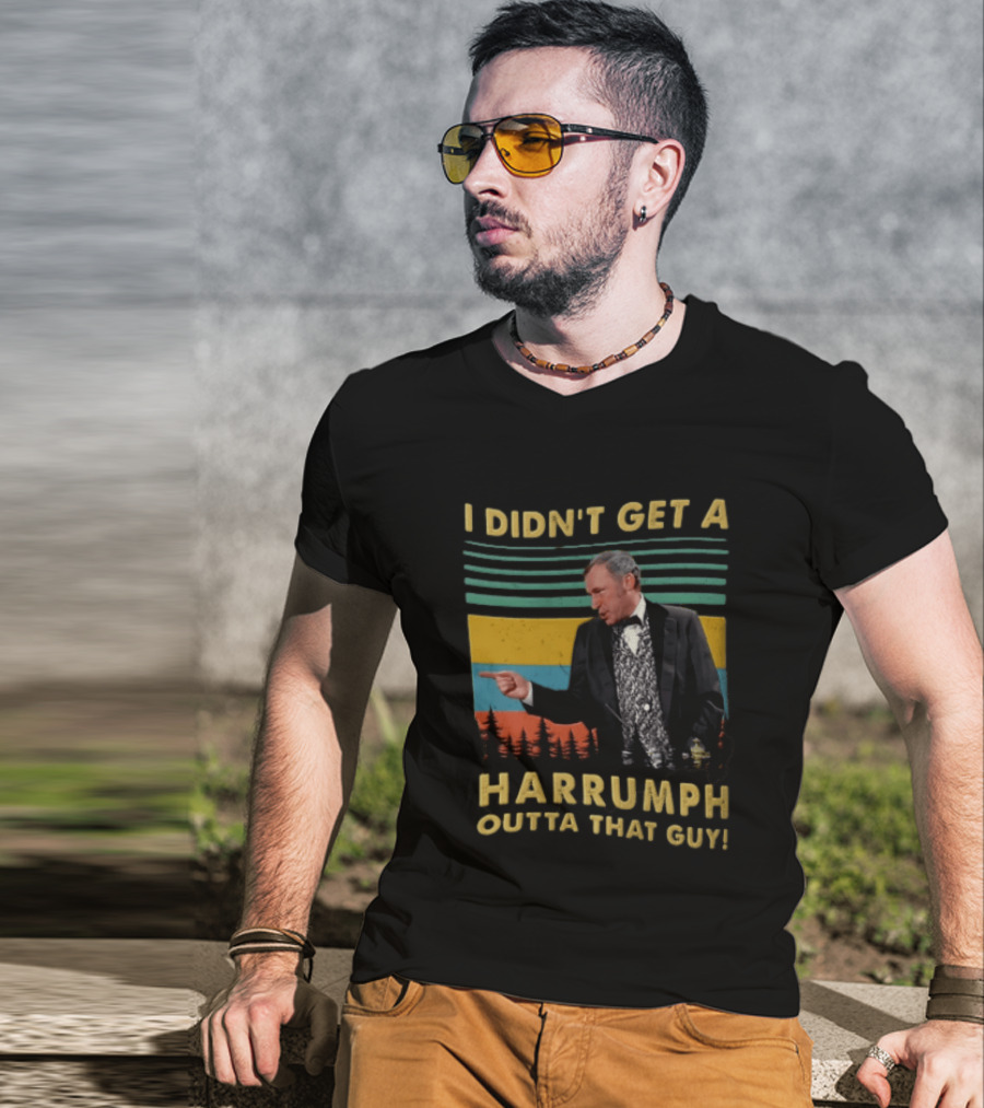 I Didn't Get A Harrumph Outta That Guy Mel Brooks William J Le Petomane Sunset Stripes Trees T-Shirt